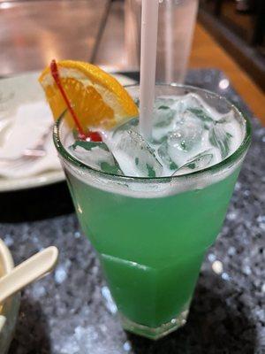 Blue ginger punch