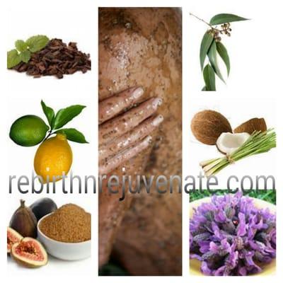 They have six great Aroma Scent   handcrafted body scrubs. My man loves the Brown Sugar & Fig