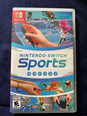 My copy of Nintendo Switch Sports I got on 06/26/2022