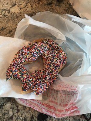 Sprinkle donut