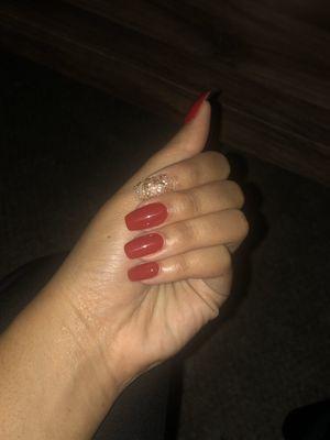 Red nails