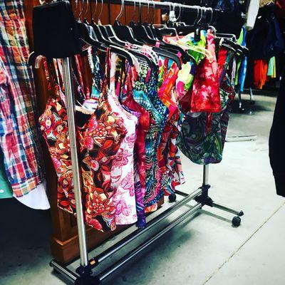 Summer is just around the corner! Come take a look at these lovely almost new bathing suits that we were generously donated!