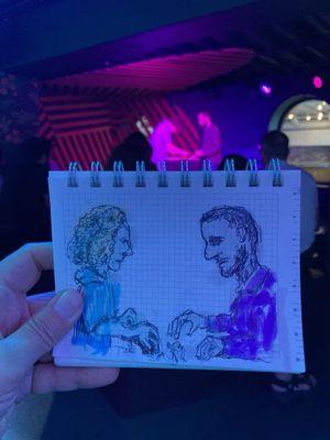 Quick sketch of Passaporte Duo at Low End