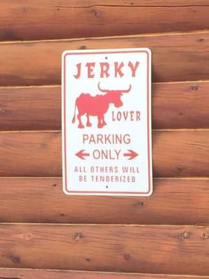 Parking lot sign.