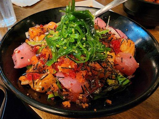 Ahi & Salmon build your own poke bowl