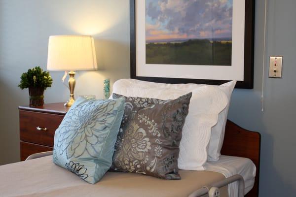 Sierra Vista Healthcare Center Resident Room.