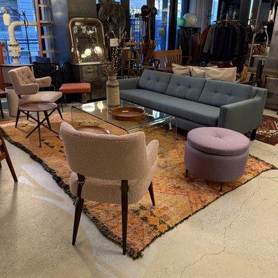 Vintage mid-century modern decor at cityFoundry