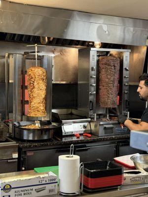 Chicken and beef doner