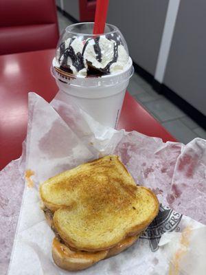 Frisco Melt. Reeses shake