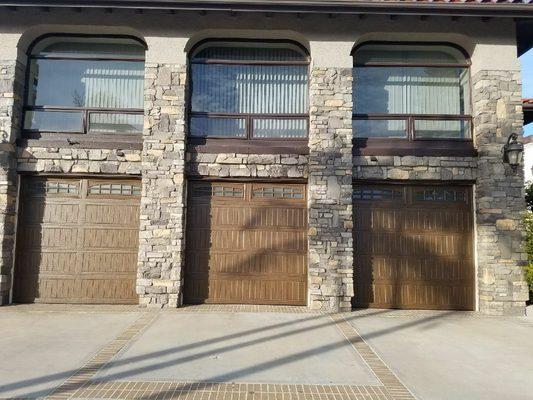 Custom doors with pwder coated interior hardware