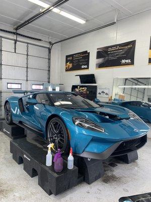 The Rare Ford GT that I installed Paint Protection Film on the entire vehicle!