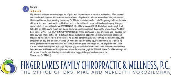 We love stories like this! Parents: do you know that Chiropractic may be the solution you are looking for?