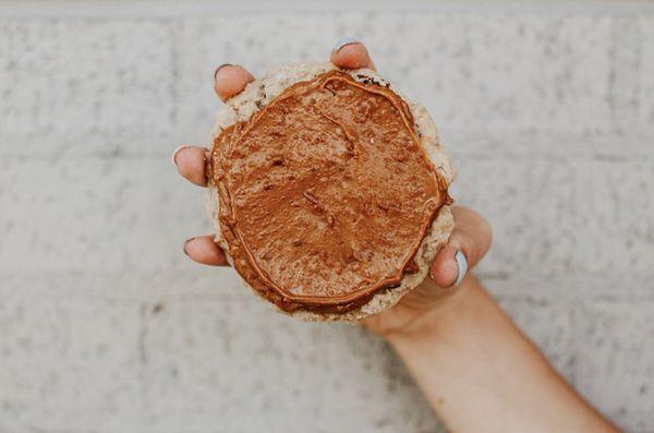 Oatmeal chocolate chip w/ biscoff cookie butter. To die for!