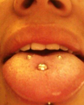 My Tongue piercing