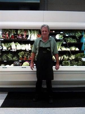 Richard the produce guy kudos on the greens love it good job