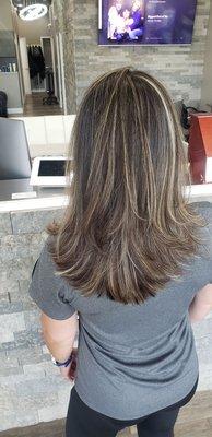 My amazing highlights and cut!!