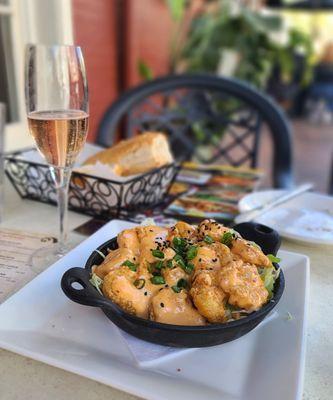 Shrimp Appetizer from Seasonal Menu | Downtown Gainesville