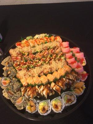 Ten roll platter. Loved it.