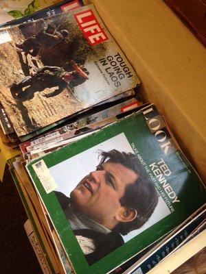 Magazines galore: LIFE, LOOK and many others!