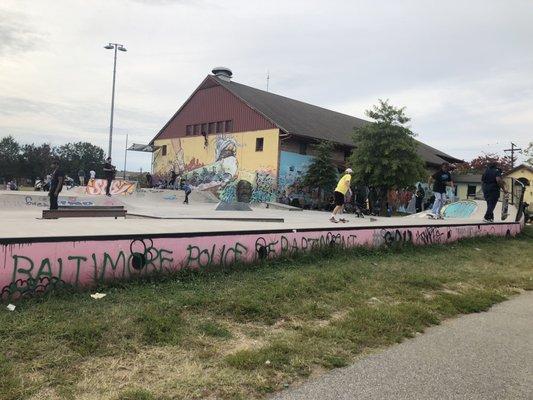 Nice skateboard park