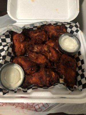 Hot 10 Jumbo Wings