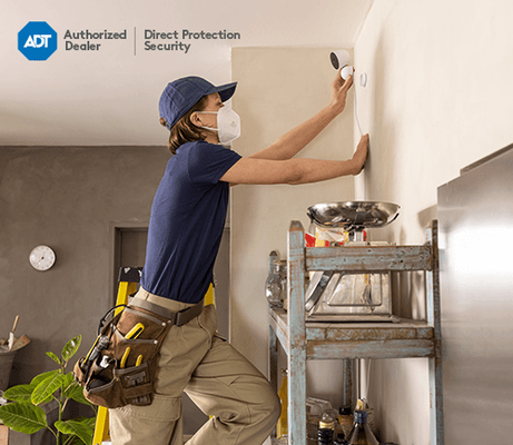 Direct Protection Security will install your ADT monitored system. Fast, friendly, and professional.