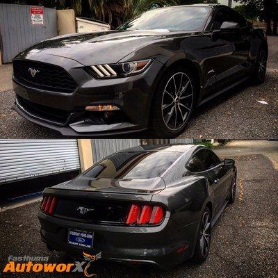 2016 Ford Mustang Back Window 5% Front Half 20%