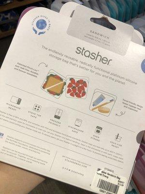 Stasher silicone non-plastic "Tupperware" alternative !