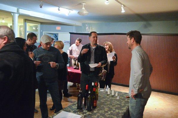 Wine tasting and fun at annual Customer Appreciation day.