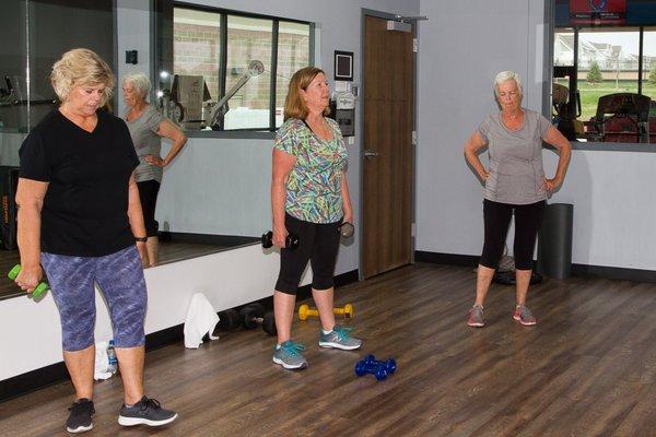 Senior Circuit Group Fitness class