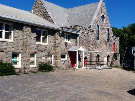 Saint Mark's Church ~ Handicap Ramp Rail installed by
Iron E Fabricators