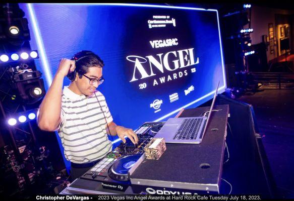 DJ Lio at Vegas Inc's Angel Awards Event (Photo: Christopher DeVargas)