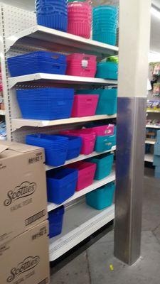 bright cheerful organizing Bins.