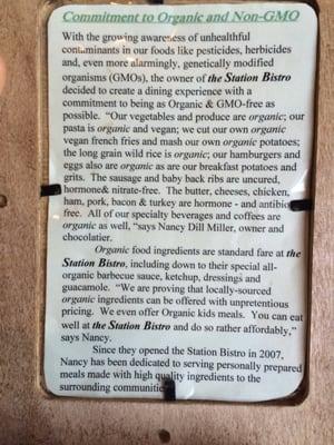 Commitment to Organic/Non-GMO! Yay!