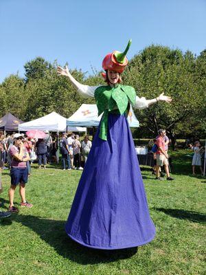 Spicy stilt walkers!