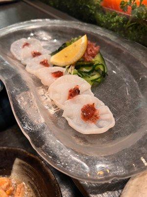 Namadako sashimi