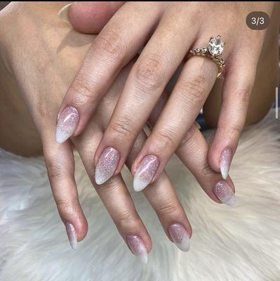 Wedding nails! (Yes my actual nails!)