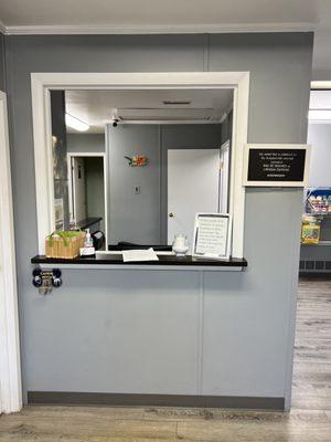 Front desk