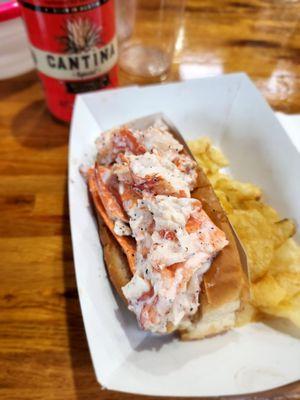 Lobster roll from the food truck