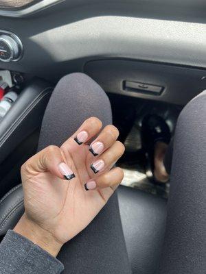 black french tips