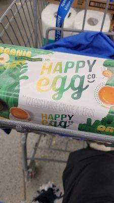 Hooray, they have organic eggs and toilet paper today