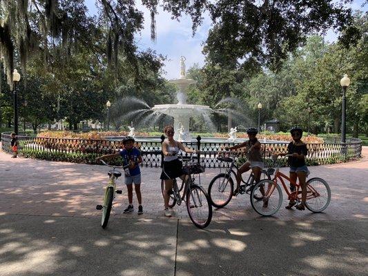 Fountain bike ride