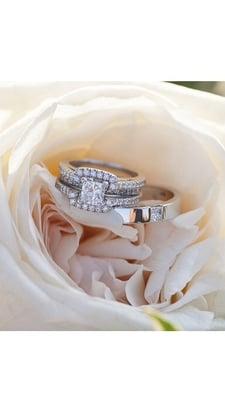 Michelle took our ideas and turned them into reality for our beautiful wedding bands.