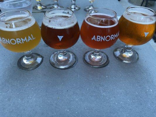 Flight of beer