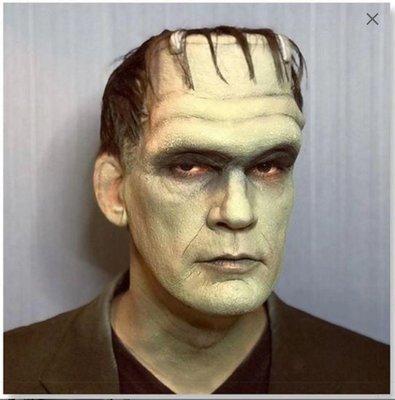 Frankenstein Monster Foam Latex Prosthetic Makeup www.fxwarehouse.com