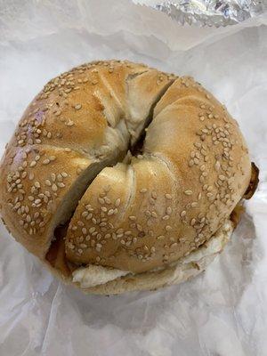 What you get when you order an Everything bagel