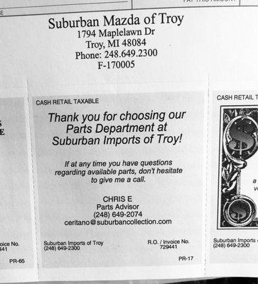 Suburban Mazda of Troy