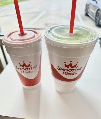 The Activator Recovery Strawberry Banana and Apple Kiwi Kale