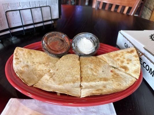 Chicken quesadillas