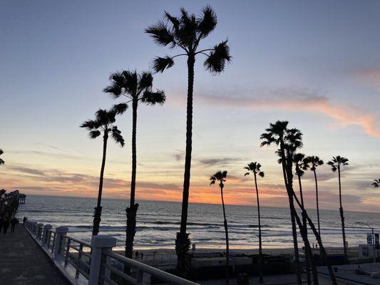 Short walk to the pier